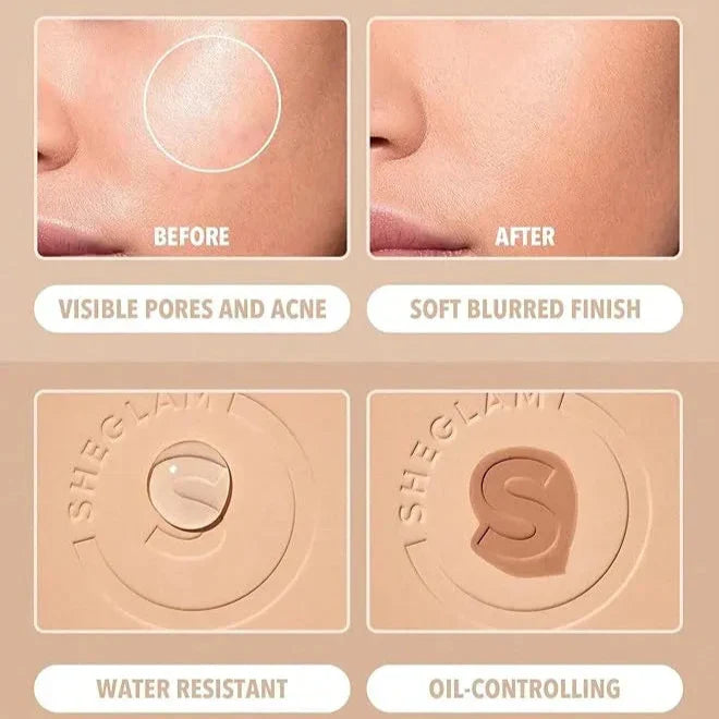 Sheglam Skin Focus Full Coverage Powder Foundation - Buy Online in Pakistan at Cosmia.pk