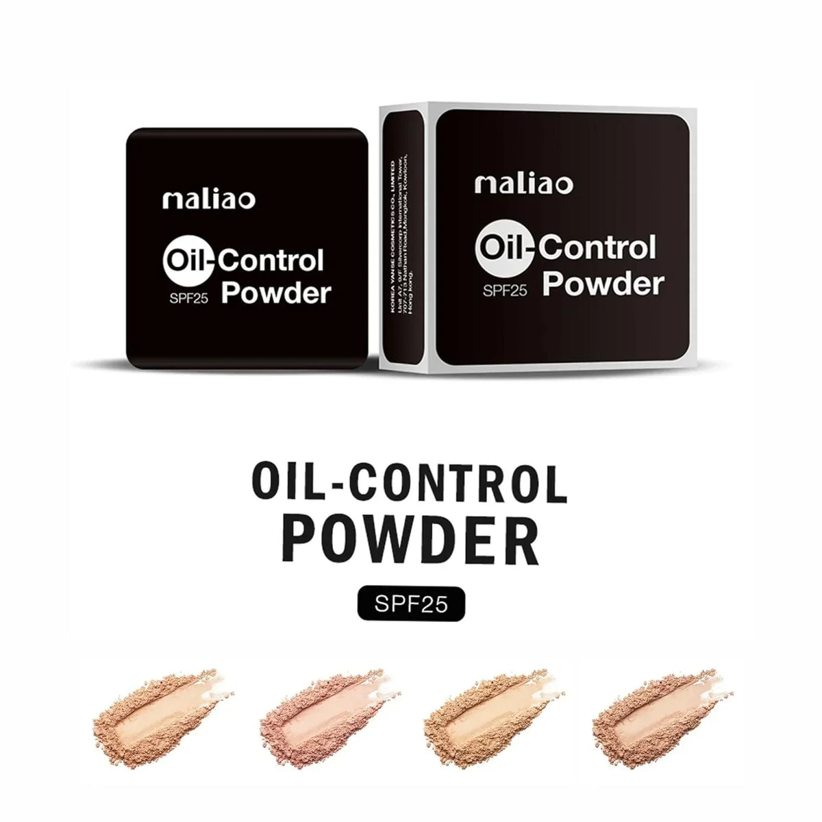 Maliao Cool & Refreshing Oil Control Powder Compact with SPF 25 - Buy Online in Pakistan at Cosmia.pk