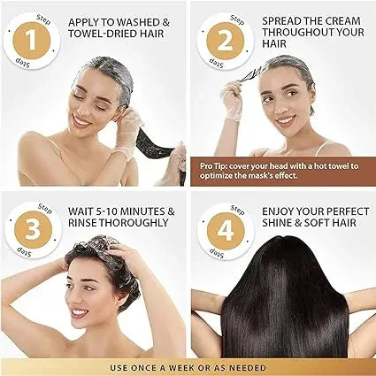 Karseell Collagen Hair Treatment Deep Repair Conditioning +Argan Oil Shampoo - Buy Online in Pakistan at Cosmia.pk