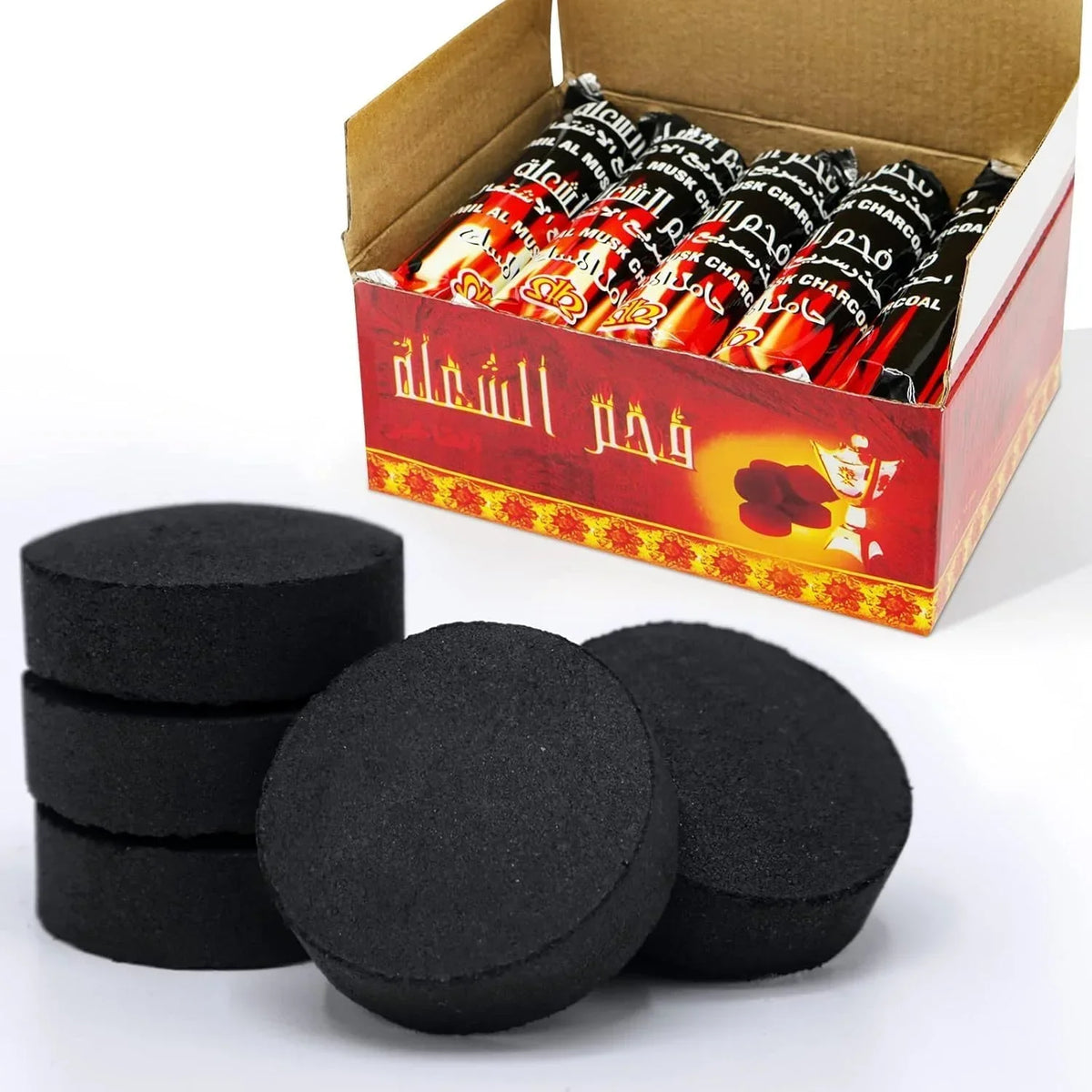 Torch Fast Burning Incense Charcoal Cube Roll for Aromatherapy - 10 - Buy Online in Pakistan at Cosmia.pk