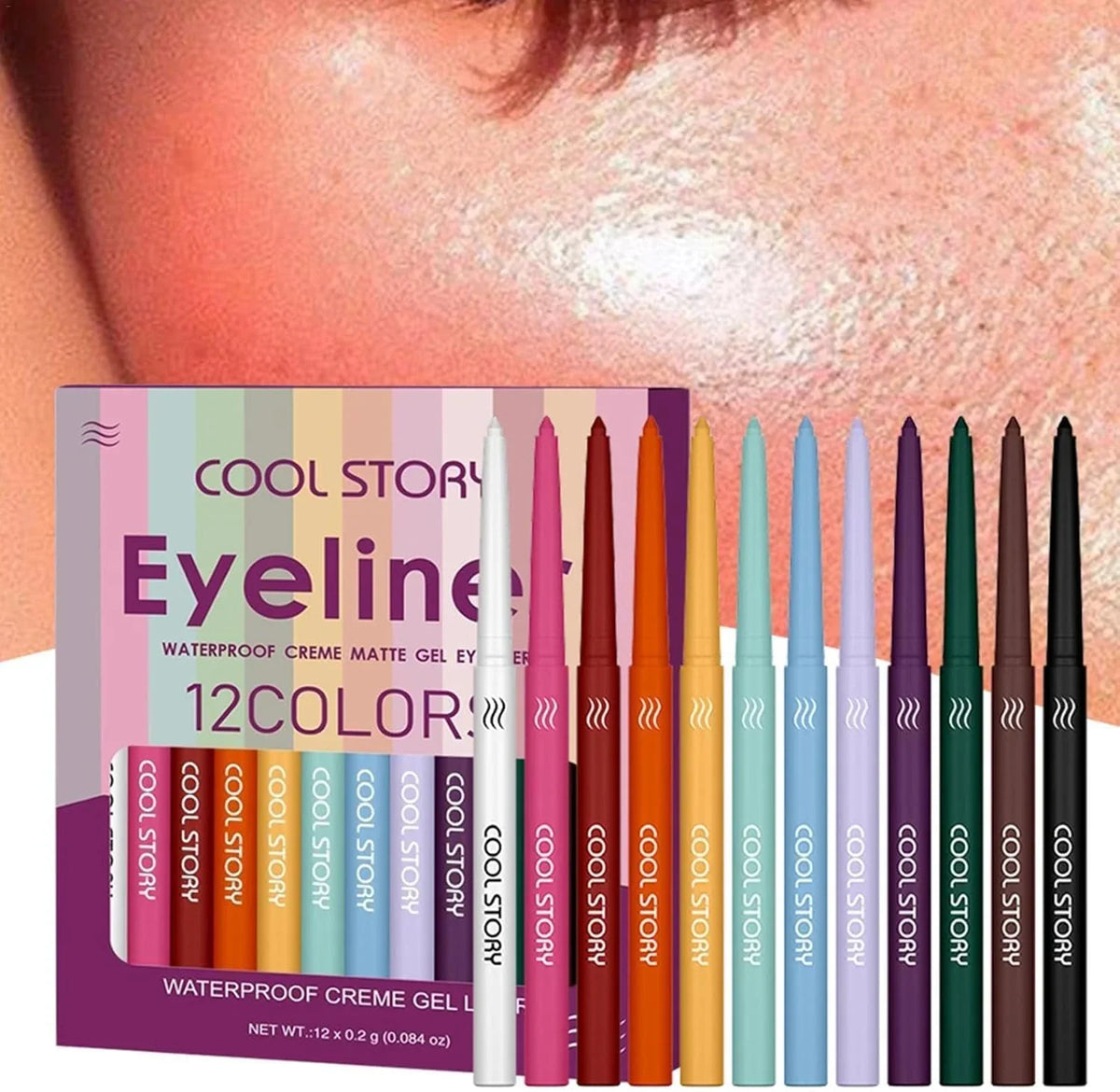 Cool Story Waterproof Colored Matte Lip Liner - 12 pcs Set - Buy Online in Pakistan at Cosmia.pk