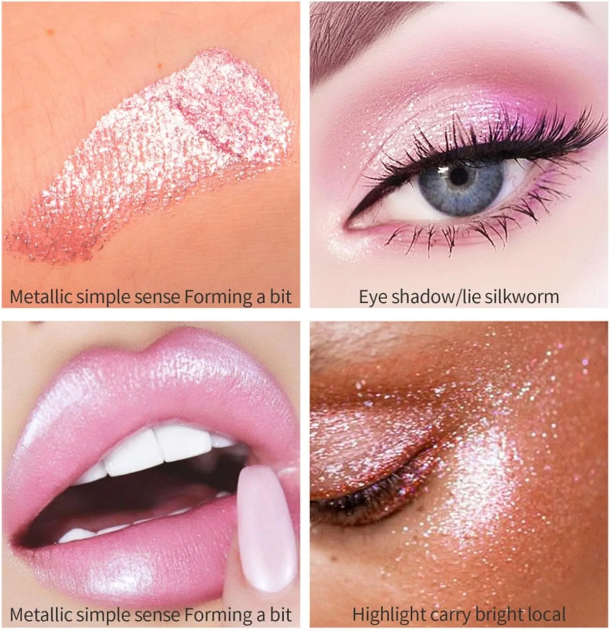 Flare Glitter Eye Shadow - 6Pcs - Buy Online in Pakistan at Cosmia.pk