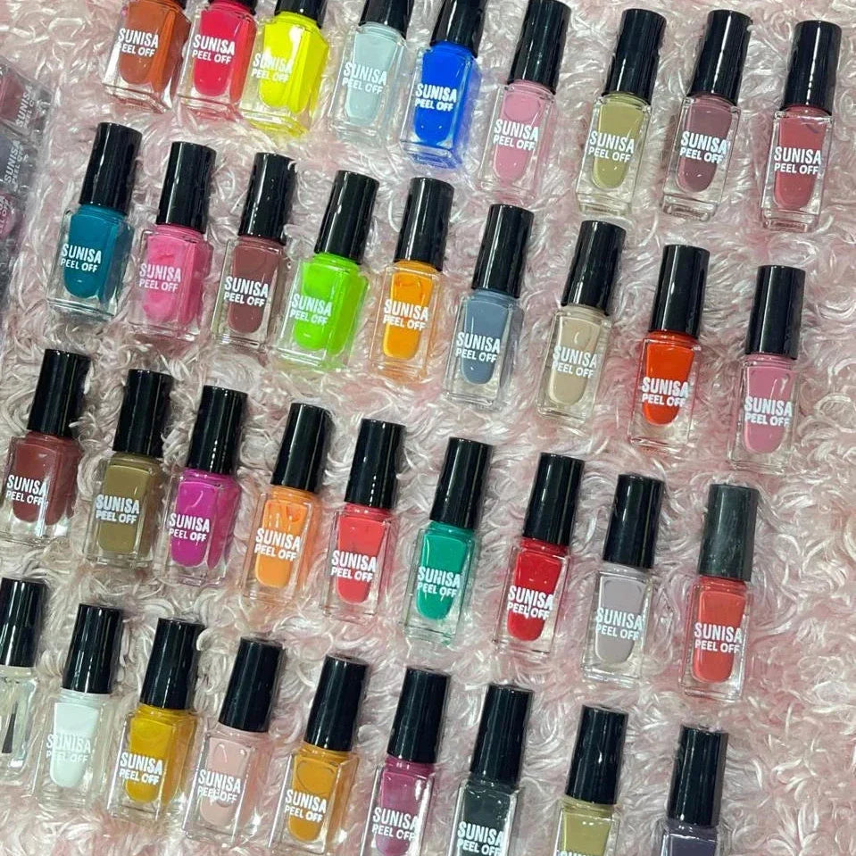 Sunisa 36 colors Peel Off Nail Polish Set - Buy Online in Pakistan at Cosmia.pk