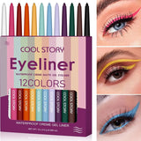 Cool Story Waterproof Colored Matte Lip Liner - 12 pcs Set - Buy Online in Pakistan at Cosmia.pk