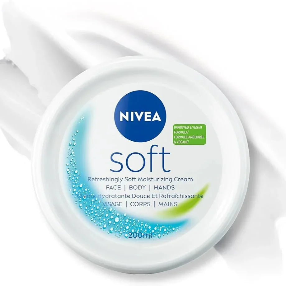 Nivea Soft Refreshingly Soft Moisturizing Cream, Jojoba Oil + - Buy Online in Pakistan at Cosmia.pk