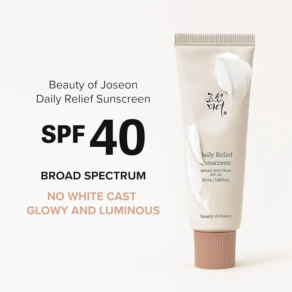 Beauty of Joseon Daily Relief Sunscreen Broad Spectrum SPF 40 – 50ml (Made in Korea) - Buy Online in Pakistan at Cosmia.pk