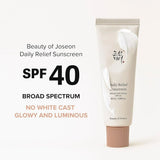 Beauty of Joseon Daily Relief Sunscreen Broad Spectrum SPF 40 – 50ml (Made in Korea) - Buy Online in Pakistan at Cosmia.pk