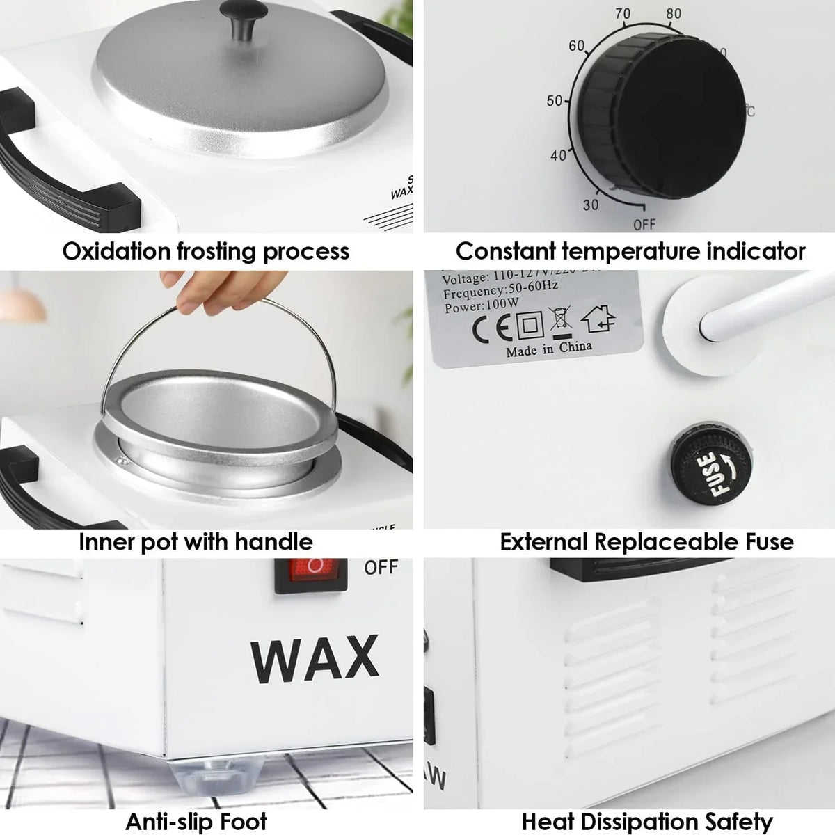 Wax Warmer Professional Electric Wax Heater for Hair Removal - Buy Online in Pakistan at Cosmia.pk