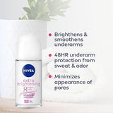 Nivea Extra Brightening Deodorant Roll-On For Women - 50ml - Buy Online in Pakistan at Cosmia.pk