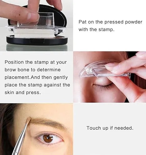 HuanKou Perfect Eyebrow Seal Stamp - Buy Online in Pakistan at Cosmia.pk