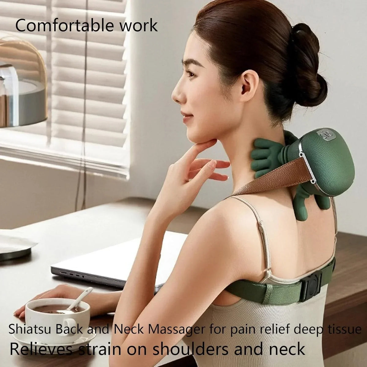 Shoulder and Neck Bionic Heated Massager with Fingers - Buy Online in Pakistan at Cosmia.pk