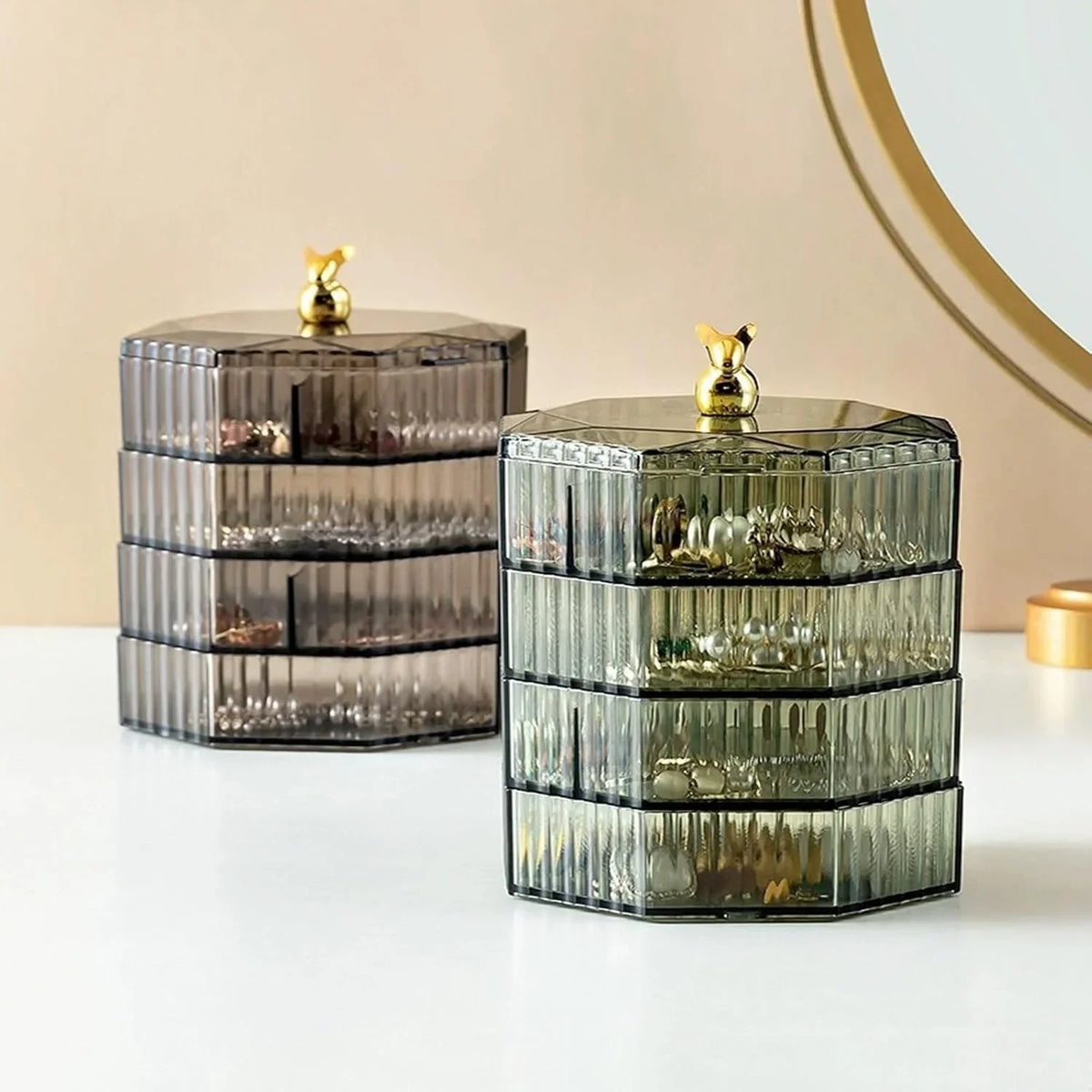 4-Layer Acrylic Jewellery Box - Buy Online in Pakistan at Cosmia.pk
