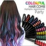 10 Pcs of Colorful Hair Dye Comb Set - Hair Chalks - Buy Online in Pakistan at Cosmia.pk