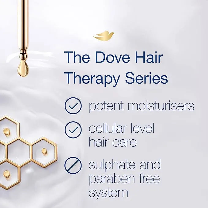 Dove Hair Therapy Breakage Remedy 0% Sulfates Nutrient-Lock Serum Shampoo 400ml - Buy Online in Pakistan at Cosmia.pk