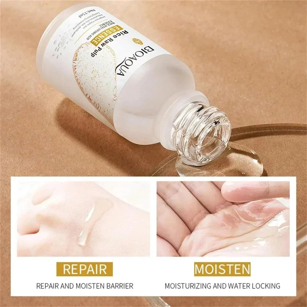 Bioaqua Rice Raw Pulp Serum  - 15ml - Buy Online in Pakistan at Cosmia.pk