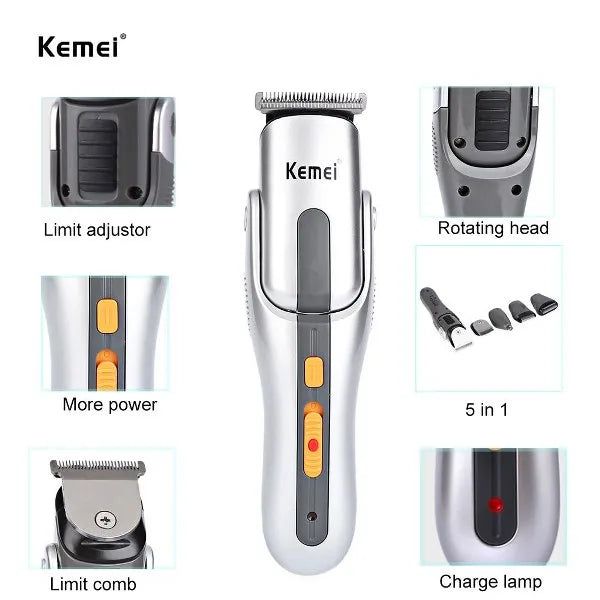Kemei KM-680A 8 in 1 Grooming Kit (Original ) - Buy Online in Pakistan at Cosmia.pk