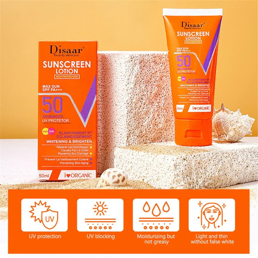 Disaar Sunscreen Lotion SPF 50 - 50ml - Buy Online in Pakistan at Cosmia.pk