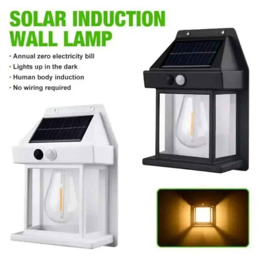 Solar Tungsten Wireless Outdoor LED Wall Light - Buy Online in Pakistan at Cosmia.pk