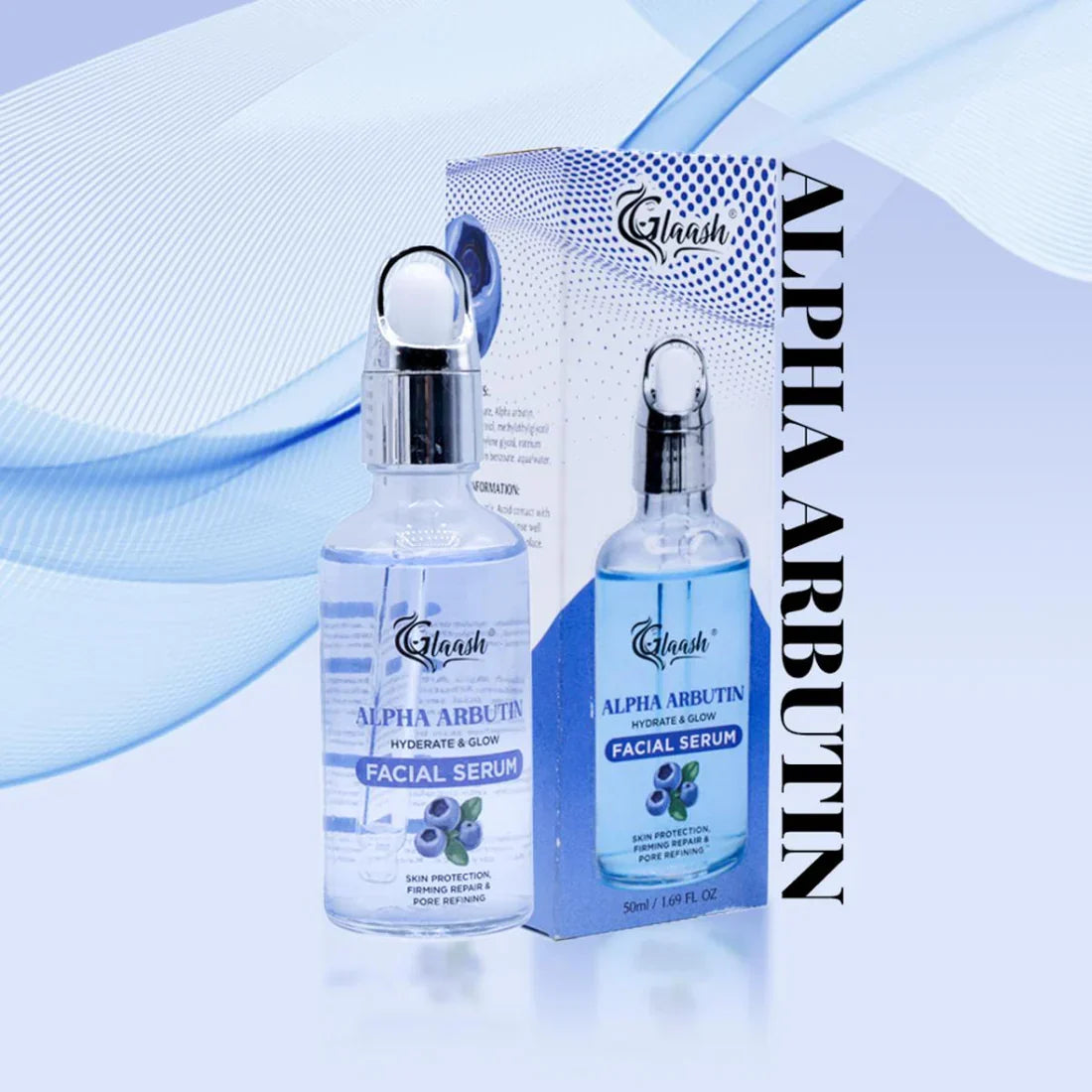 Glaash Alpha Arbutin Face Serum - 50ml - Buy Online in Pakistan at Cosmia.pk