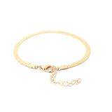 Trendy Flat Snake Chain Bracelets – Stainless Steel (Each) - Buy Online in Pakistan at Cosmia.pk