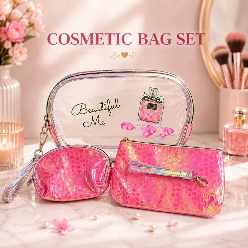 3 in 1 Cosmetic Travel Pouch – Each - Buy Online in Pakistan at Cosmia.pk