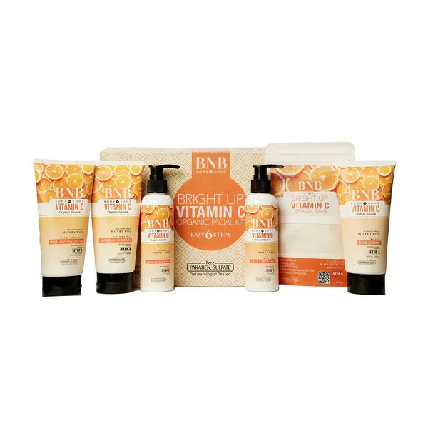 BNB Bright Up Vitamin C Facial Kit - 6-Step - Buy Online in Pakistan at Cosmia.pk