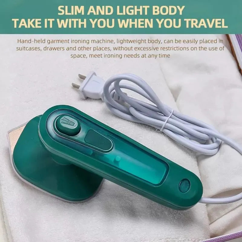 Portable Mini Electric Steam Iron Handheld Garment Steamer - Buy Online in Pakistan at Cosmia.pk