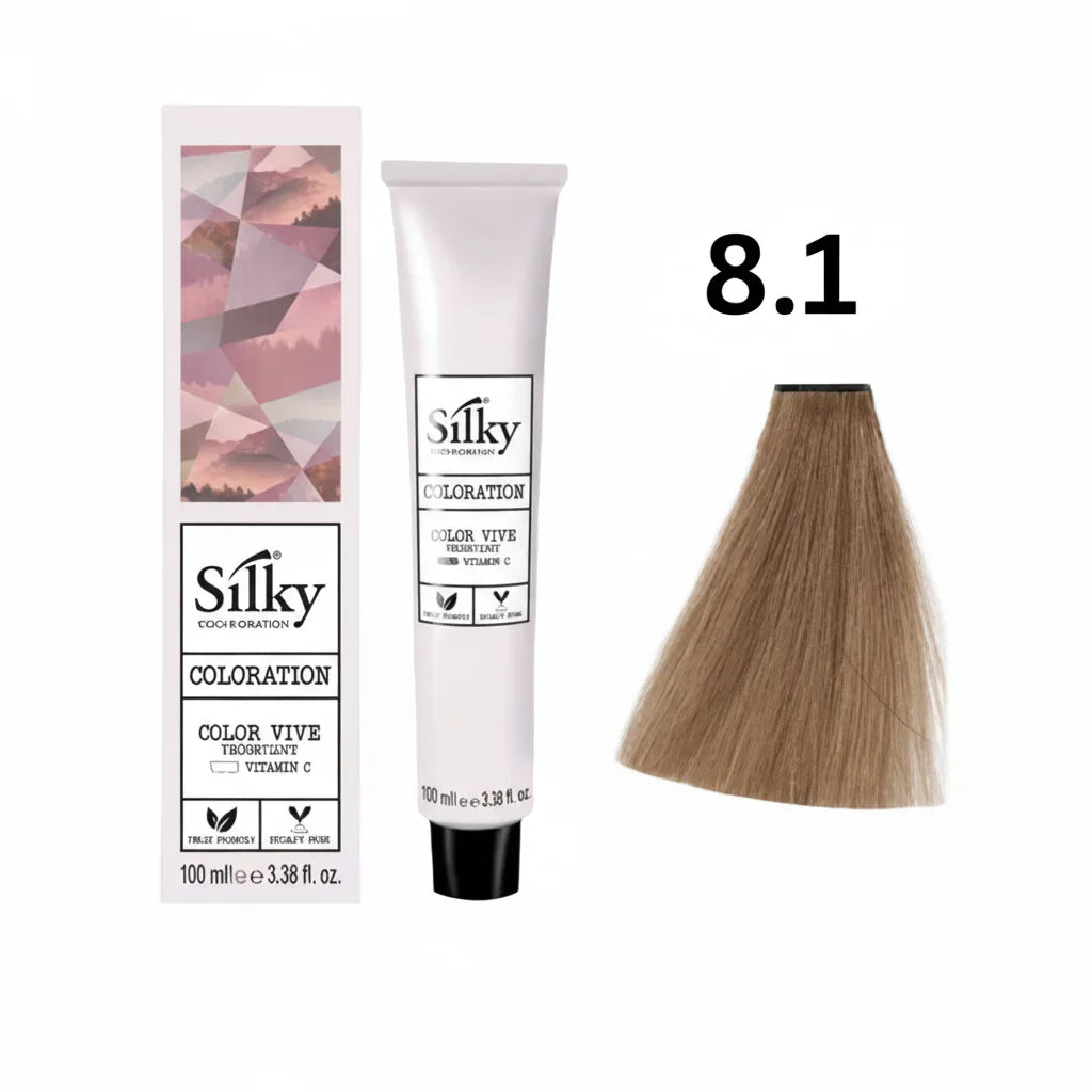 Silky Coloration 8.1 Hair Color - 100ml - Buy Online in Pakistan at Cosmia.pk