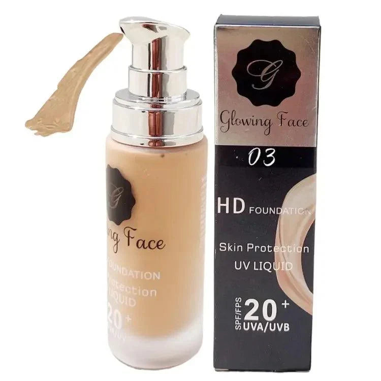 Glowing Face HD UV Skin Protection Foundation - Buy Online in Pakistan at Cosmia.pk