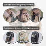 Ez Beads Hair Combs Magic Elastic Hair Double Clips For Women - Each - Buy Online in Pakistan at Cosmia.pk