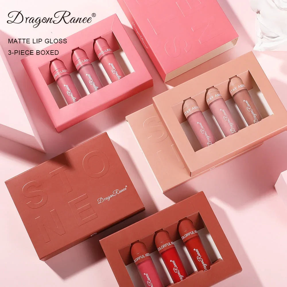 Dragon Ranee 3 Pcs High Quality Lipgloss Set - Buy Online in Pakistan at Cosmia.pk