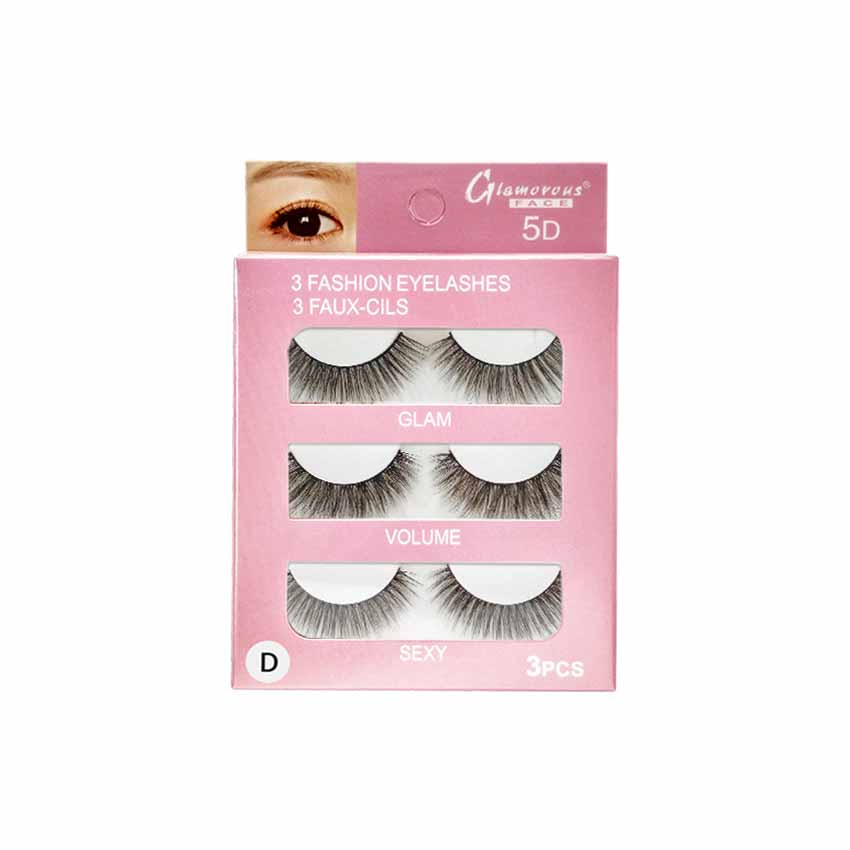 Glamorous Face 3×1 5D Eyelashes (4 Types) - Buy Online in Pakistan at Cosmia.pk