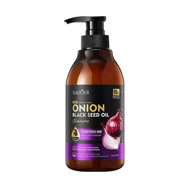 Sadoer Red Onion Black Seed Oil Shampoo – 500ml - Buy Online in Pakistan at Cosmia.pk
