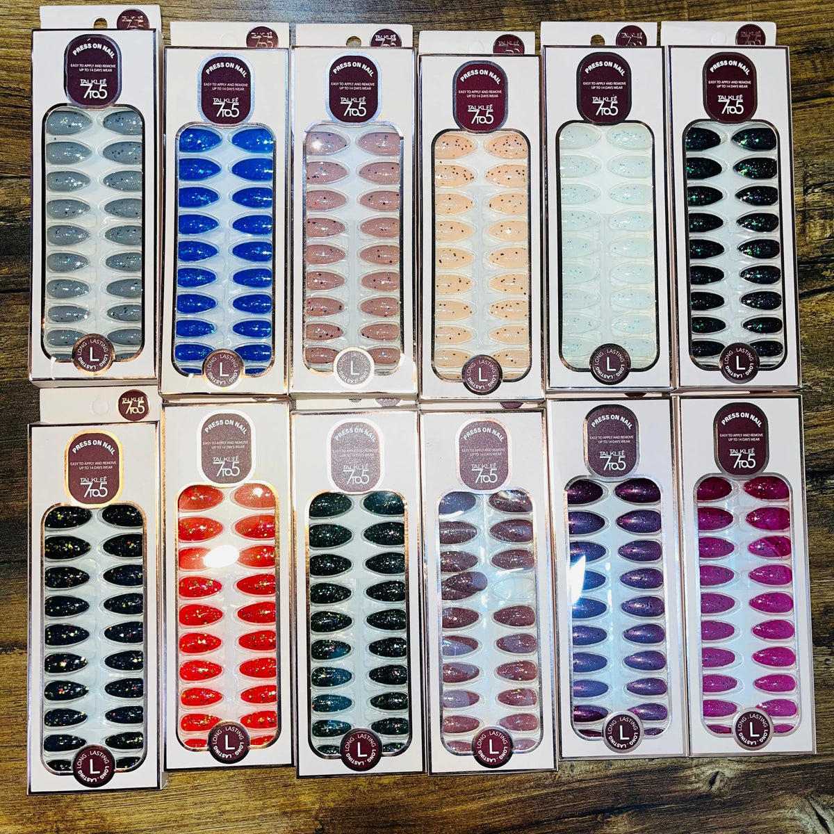 7To5 Talklee Press On nails Artifical Nails With Free Stickers - Buy Online in Pakistan at Cosmia.pk