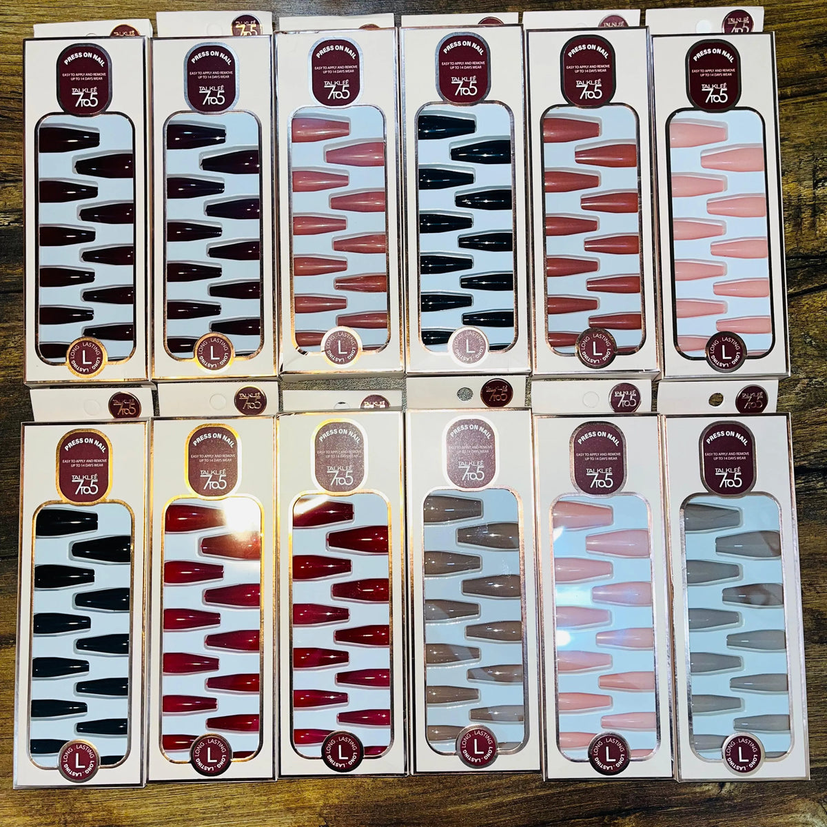 7To5 Talklee Stylish Artifical Nails With Free Stickers - Buy Online in Pakistan at Cosmia.pk