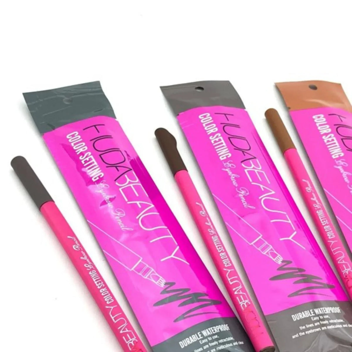 Huda Beauty Double Waterproof Eyebrow Pencil Each (3 Color Available) - Buy Online in Pakistan at Cosmia.pk