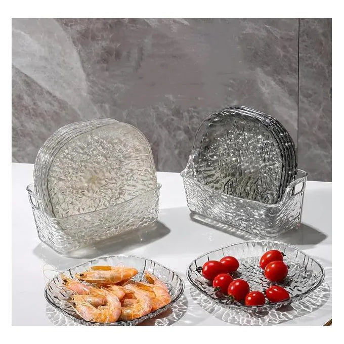 Luxury White Acrylic Plate Set – 8 Pcs - Buy Online in Pakistan at Cosmia.pk