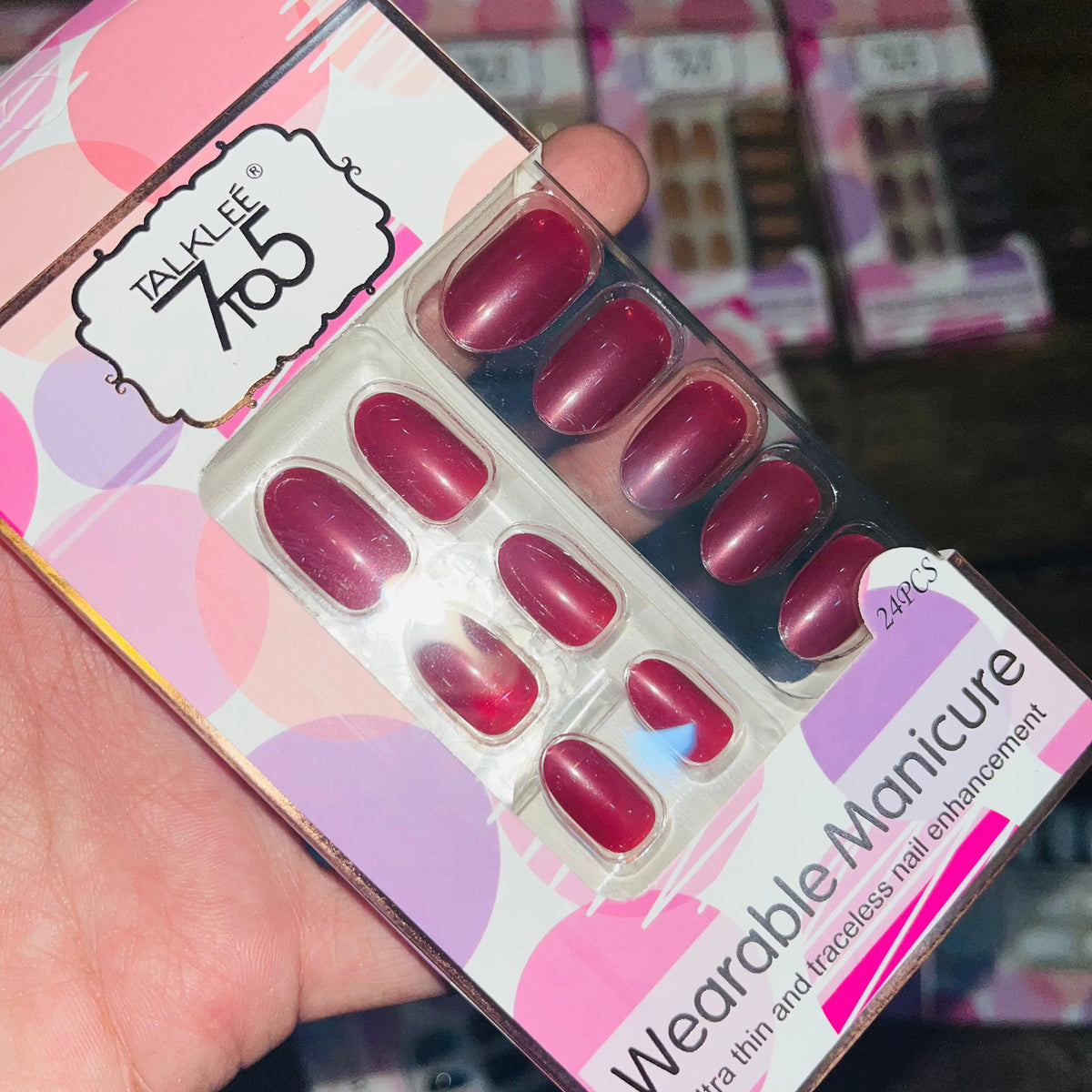 7To5 Talklee Wearable Artifical Nails With Free Stickers - Buy Online in Pakistan at Cosmia.pk