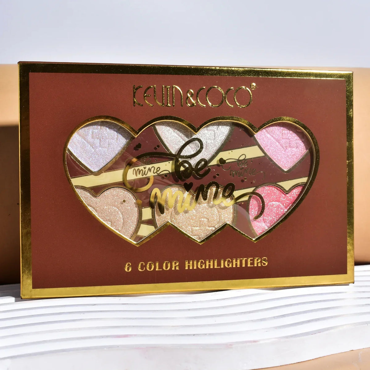 Kevin & Coco Be Mine 6-Color Highlighter Palette - Buy Online in Pakistan at Cosmia.pk