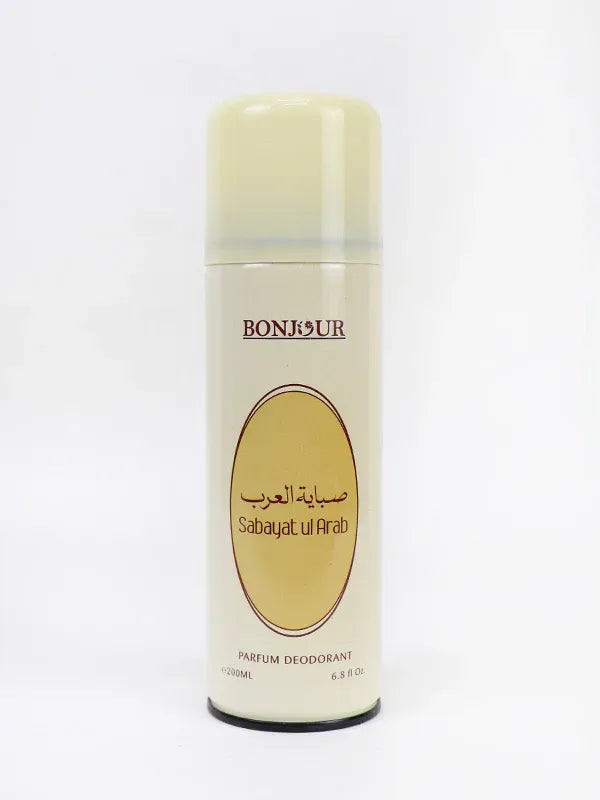 Bonjour Deodorant Spray Sabayat-ul-Arab - 200ML - Buy Online in Pakistan at Cosmia.pk