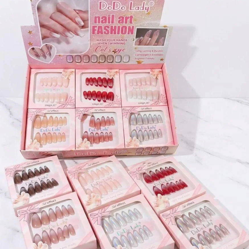 DoDo Lady Nail Art Fashion Press On Nails Set - 12Pcs - Buy Online in Pakistan at Cosmia.pk