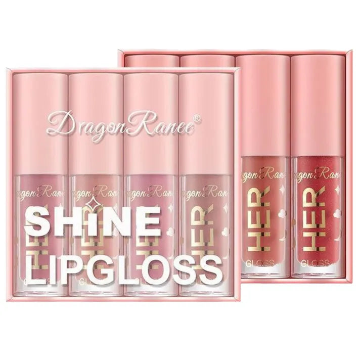 Dragon Ranee "Her Shine" Lipgloss – 4 Piece Set - Buy Online in Pakistan at Cosmia.pk