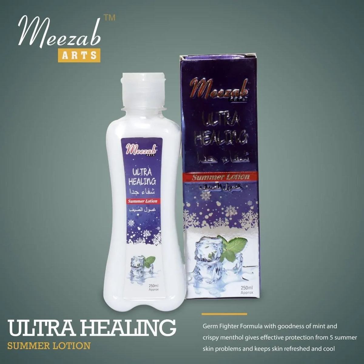 Meezab Ultra Healing Summer Lotion – 250ml - Buy Online in Pakistan at Cosmia.pk