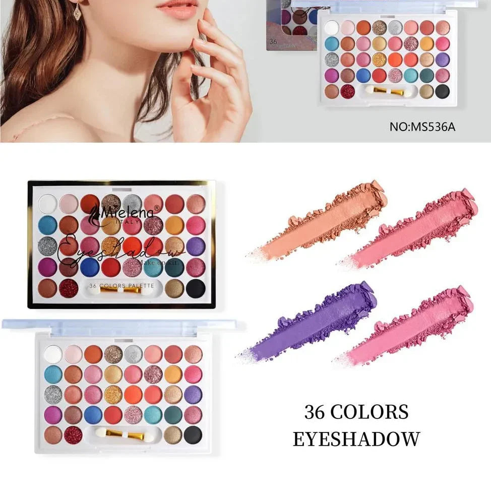Mielena 36 Colors Eyeshadow Palette - Buy Online in Pakistan at Cosmia.pk