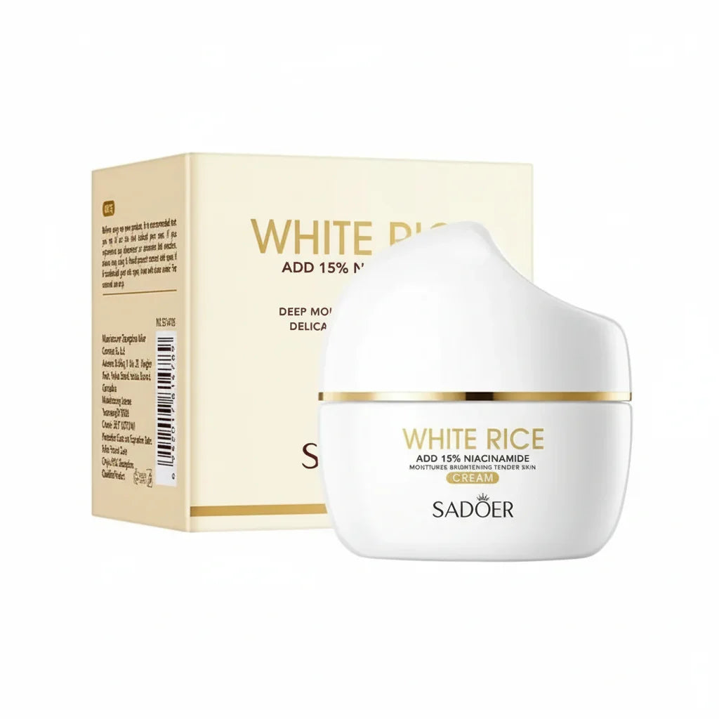 Sadoer White Rice Add 15% Niacinamide Cream - 50g - Buy Online in Pakistan at Cosmia.pk