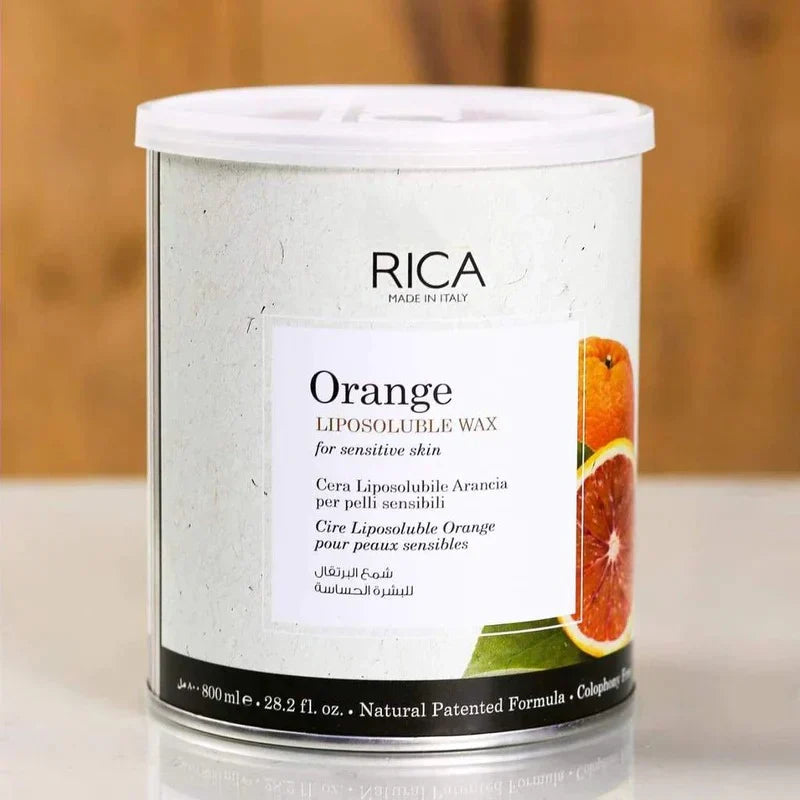 Rica Liposoluble Wax Orange 800g - Buy Online in Pakistan at Cosmia.pk