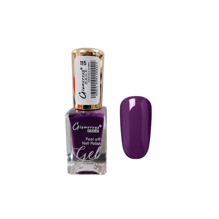 Glamorous Face Gel Peel Off Nail Polish (50 Colours) - Buy Online in Pakistan at Cosmia.pk