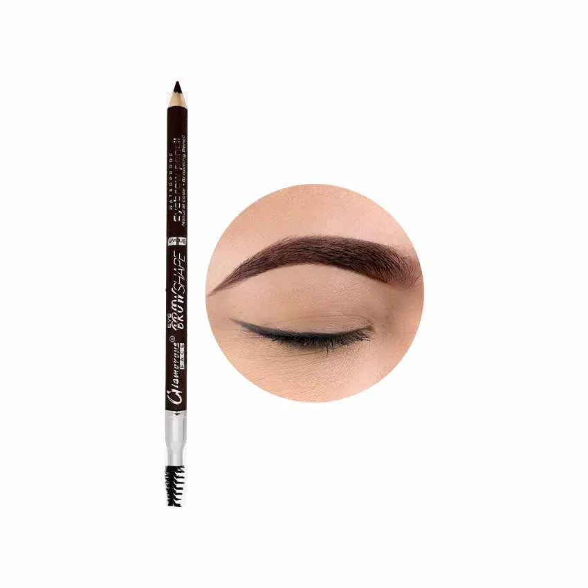 Glamorous Face Waterproof Eyebrow Pencil With Brush (2 Shades) - Buy Online in Pakistan at Cosmia.pk