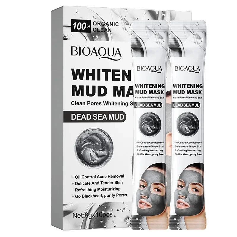 Bioaqua Dead Sea Whitening Mud Mask 8g*10 Pcs - Buy Online in Pakistan at Cosmia.pk