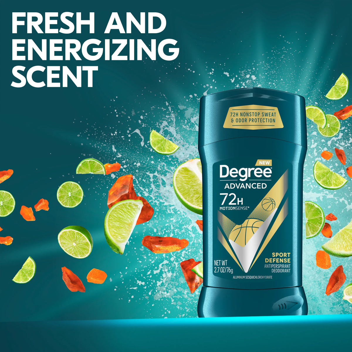 Degree Sport Defense Antiperspirant Deodorant Stick for Men - 76g - Buy Online in Pakistan at Cosmia.pk